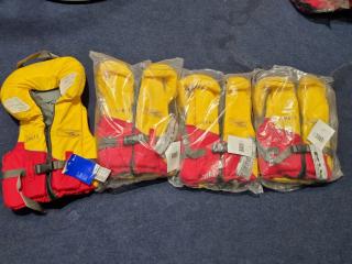 4x BLA OceanMate Child's Lifejackets, Size Small, New