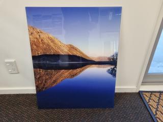 New Zealand Landscape Print on Glass