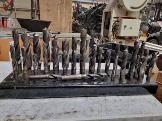 30x Assorted Drilld w/ Morse Taper No.2, 3, & 4 Shanks