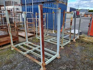 3x Heavy Steel Stillages