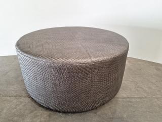 Woven Vinyl Padded Ottoman