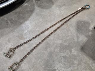 2-Leg Lifting Chain Assembly, 5.6 Ton Capacity