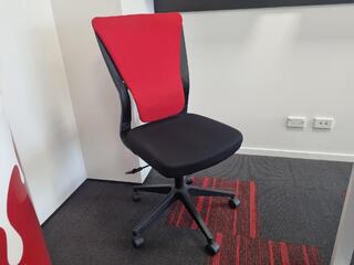 Stylish Red/Black Office Desk Chair