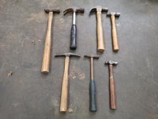 Lot of 7 Hammers