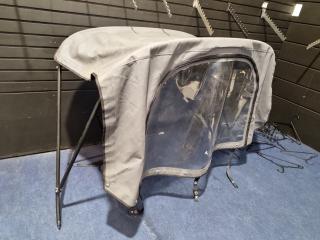 Folding Canvas Boat Weather Canopy