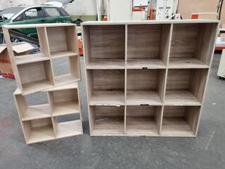 3x Storage Shelving Units