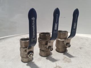 3 Stainless Steel Ball Valves