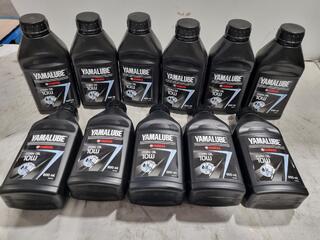Yamaha Yamalube Motorcycle Fork Oil 10W, 11x 500mL Bottles