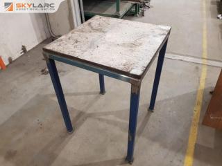 Small Steel Frame Workshop Table