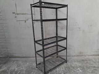 Steel Wire Shelf Unit 5-Tier