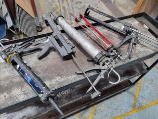 5x Tube Caulking / Glue / Sealant Applicator Guns
