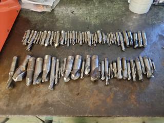 Large Lot of Milling Machine Endmills 