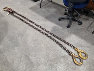 2-Leg Lifting Chain Assembly, 7.5 Ton Max Capacity