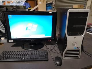 Dell Precision T3500 Computer Workstation desktop w/ Intel Xeon & Windows 7 Pro