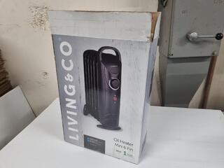 Living & Co Mini 6-Fin Oil Heater