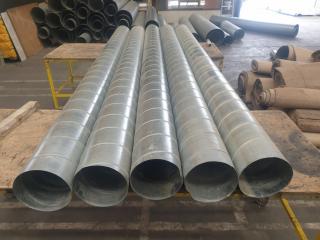 5 x Lengths 200mm Spiral Tube