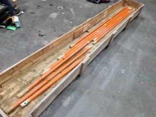 8x Solid Steel Lifting Rods