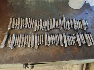 Large Lot of Milling Machine Endmills 