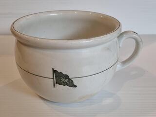 Antique Union Steamship Company Chamber Pot, 205mm dia