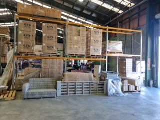 Three Bays of Pallet Racking 