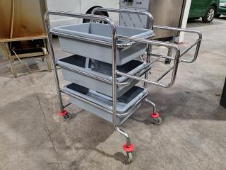 Restaurant Dirty Dishes Trolley Cart