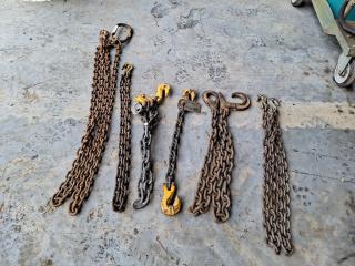 Large Assortment of Chains/Lifting Equipment