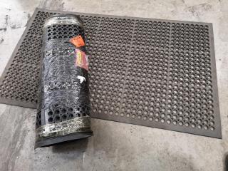 4x Anti Fatigue Rubber Workshop Floor Mats