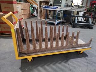 Heavy Duty Workshop Specialised Rack Trolley Cart