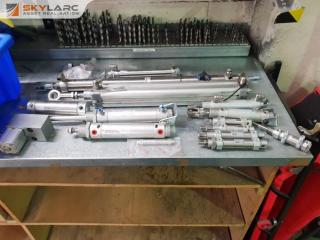 14 x Pneumatic Rams and Accessories