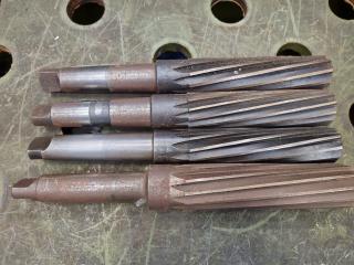 4x Morse Taper No.4 Large Diameter Reamers