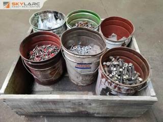 Bulk Lot of Assorted Nuts, Bolts & More