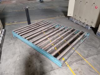 Large Mobile Roller Conveyor Trolley