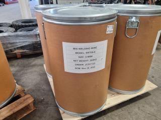 MIG 0.9mm Welding Wire, 250kg Bulk Barrel, New