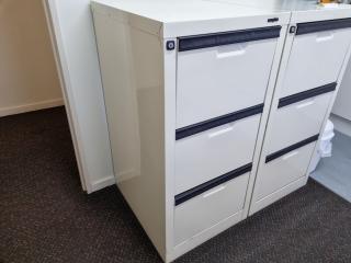 Europlan 3-Drawer Steel Office File Cabinet