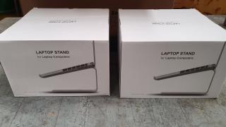 2 Aluminum Laptop Stands