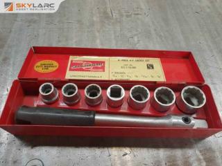 Sidchrome 8 Piece Socket Set