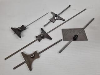 Vintage Analog Depth & Angle Gauges