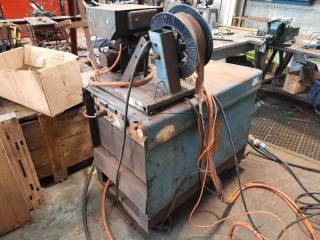 Miller Deltaweld 650 CY50 PS & 952E Wire Feeder MIG Welder