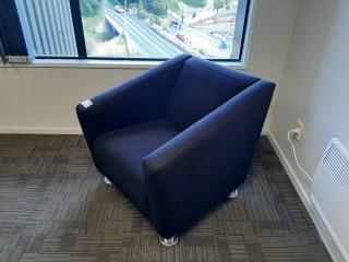 Black Office Reception/Waiting Room Chair