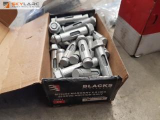 Pallet of Bolts, Dynabolts, Screws and Fasteners