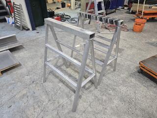 2 x Aluminum Trestles 