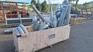 Crate of Ducting and Supplies