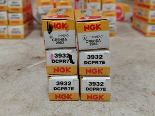 NGK DCPR7E 3932 and CR6HSA 2983 spark plugs