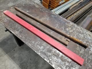 Large 1330mm Chisel + Aluninium Straight Edge and Special Purpose Topl
