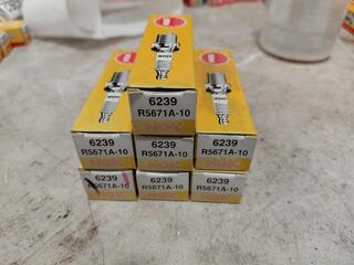 NGK 6239 R5671A-10 spark plugs