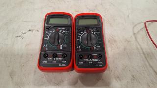 2 x Multimeters without cables