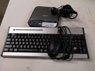 Acer Veriton N282G Ultra Slim Desktop Computer, w/ Keyboard & Mouse