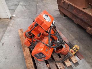 Nitchi 0.5 Tonne Electric Chain Hoist and Trolley