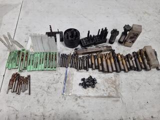 Assorted End Mills, Drills, & More