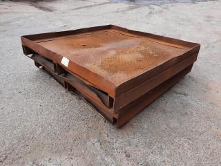 Pair of Industrial Steel Pallets